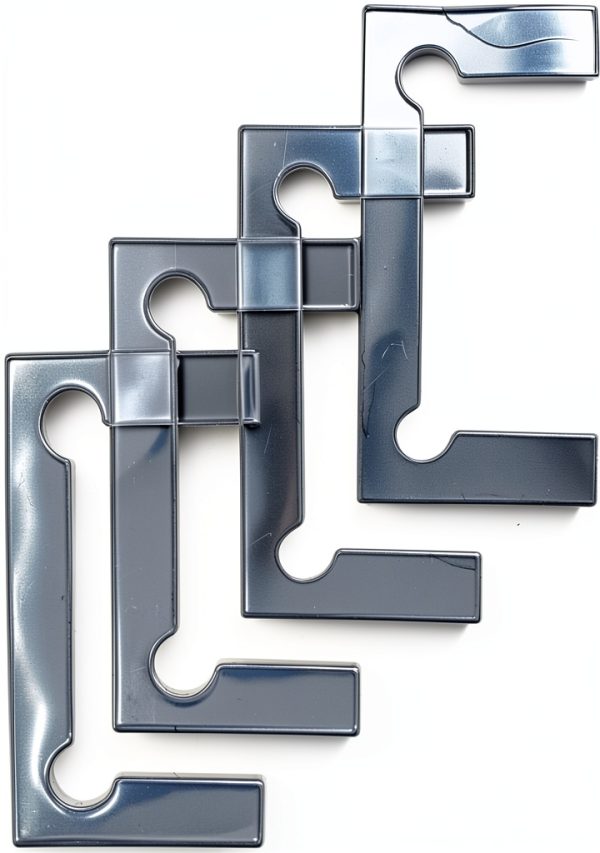 CRL V1E4GKCLR Clear Gasket Kit for Vienna Hinges Plastic Clear-2